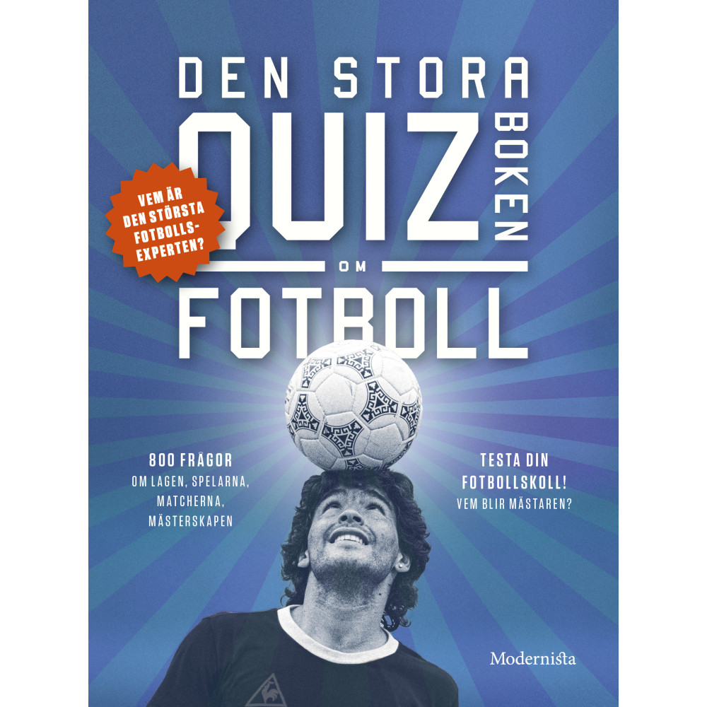 Produktbild för Den stora quizboken om fotboll (bok, danskt band)
