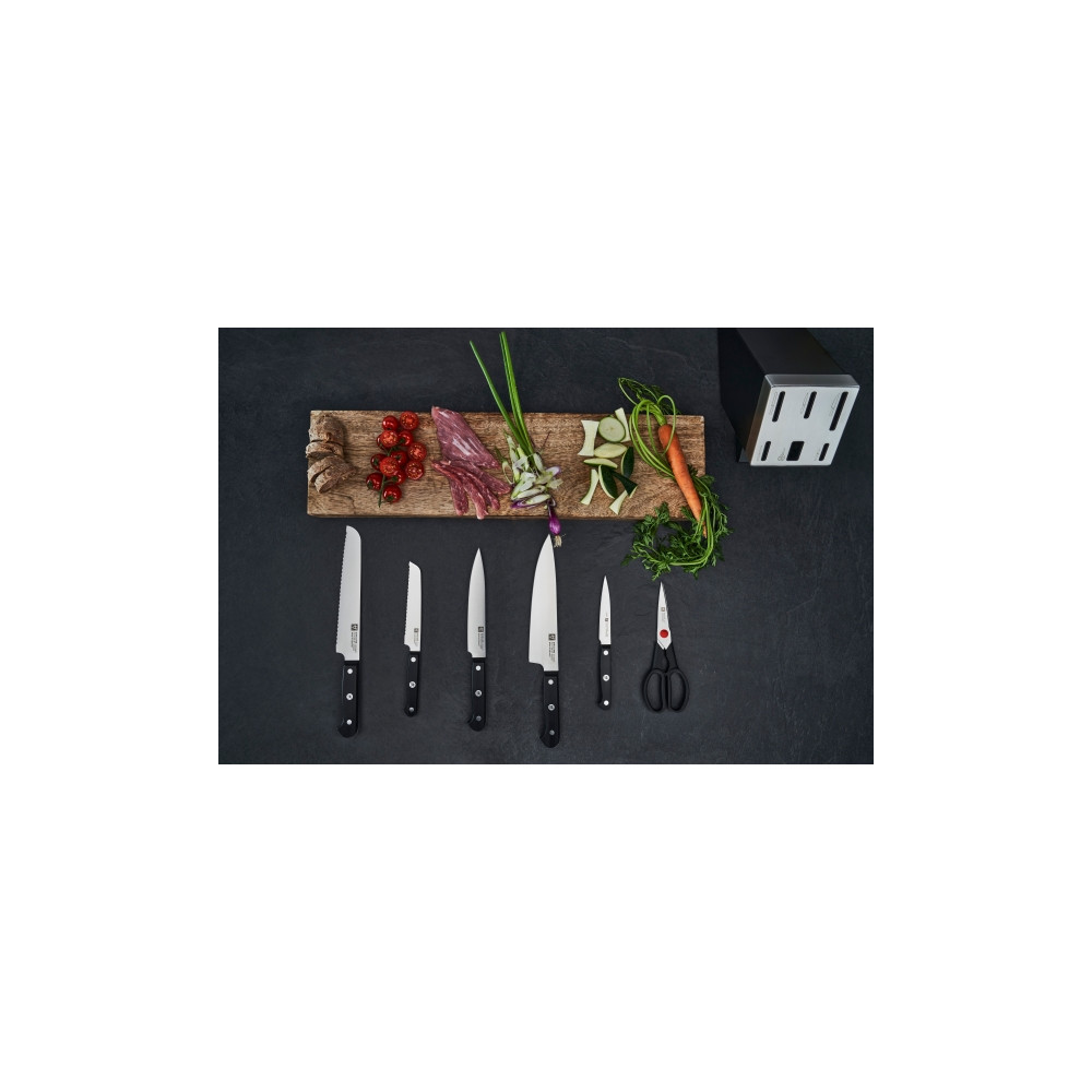 Produktbild för ZWILLING Gourmet Knivset med självslipande block 7 delar. In...