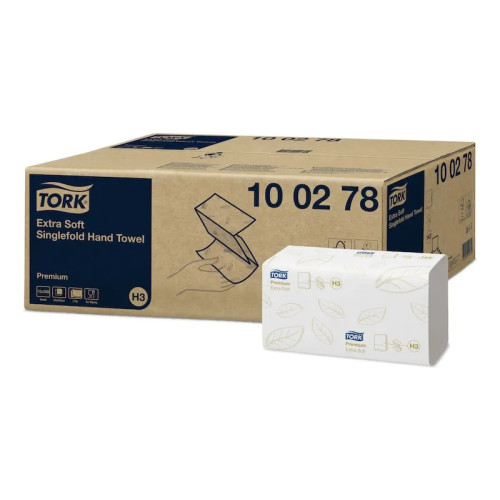 TORK Tork Premium Soft H3 - pappershandduk - 200 ark - Z-vikt - vit