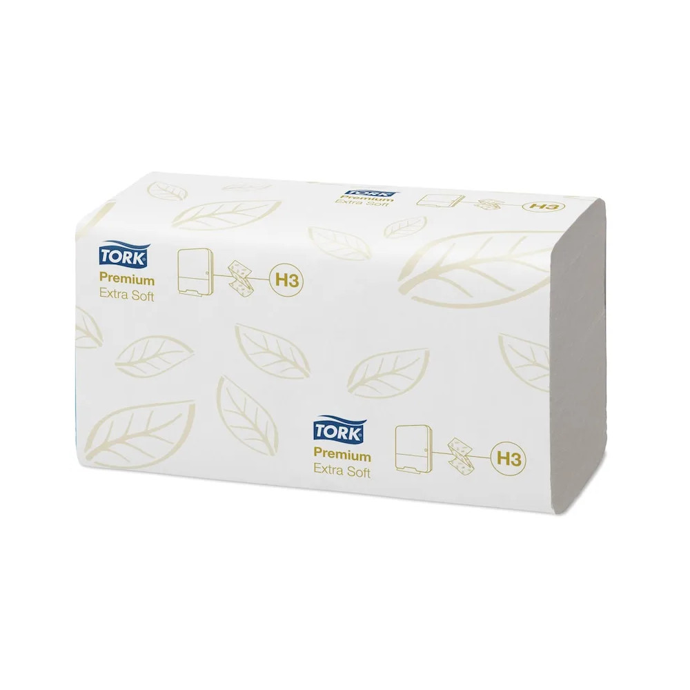 Produktbild för Tork Premium Soft H3 - pappershandduk - 200 ark - Z-vikt - vit