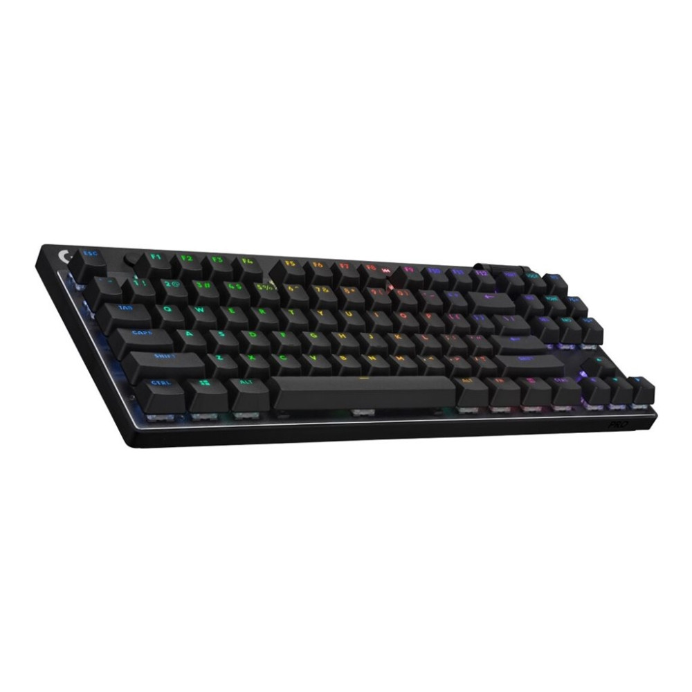 Produktbild för Logitech G PRO X TKL - tangentbord - gaming - QWERTY - USA, internationellt - svart Inmatningsenhet