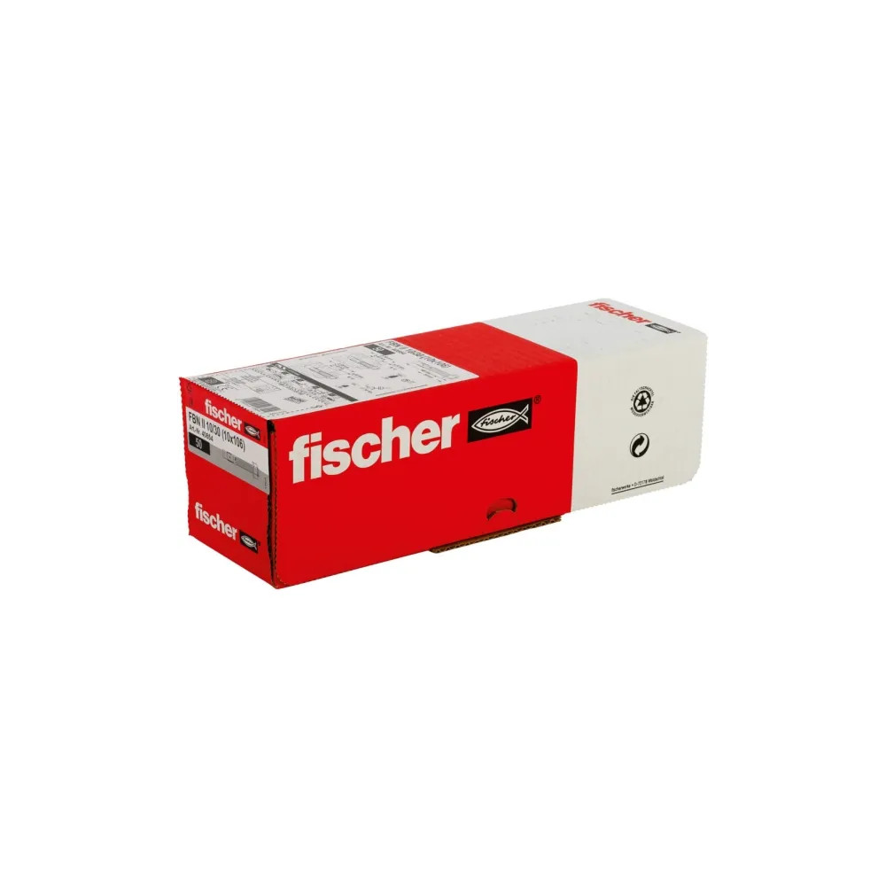 Produktbild för Fischer 40854, Expansionsankare, Betong, M10, ETA-07/0211, 1...
