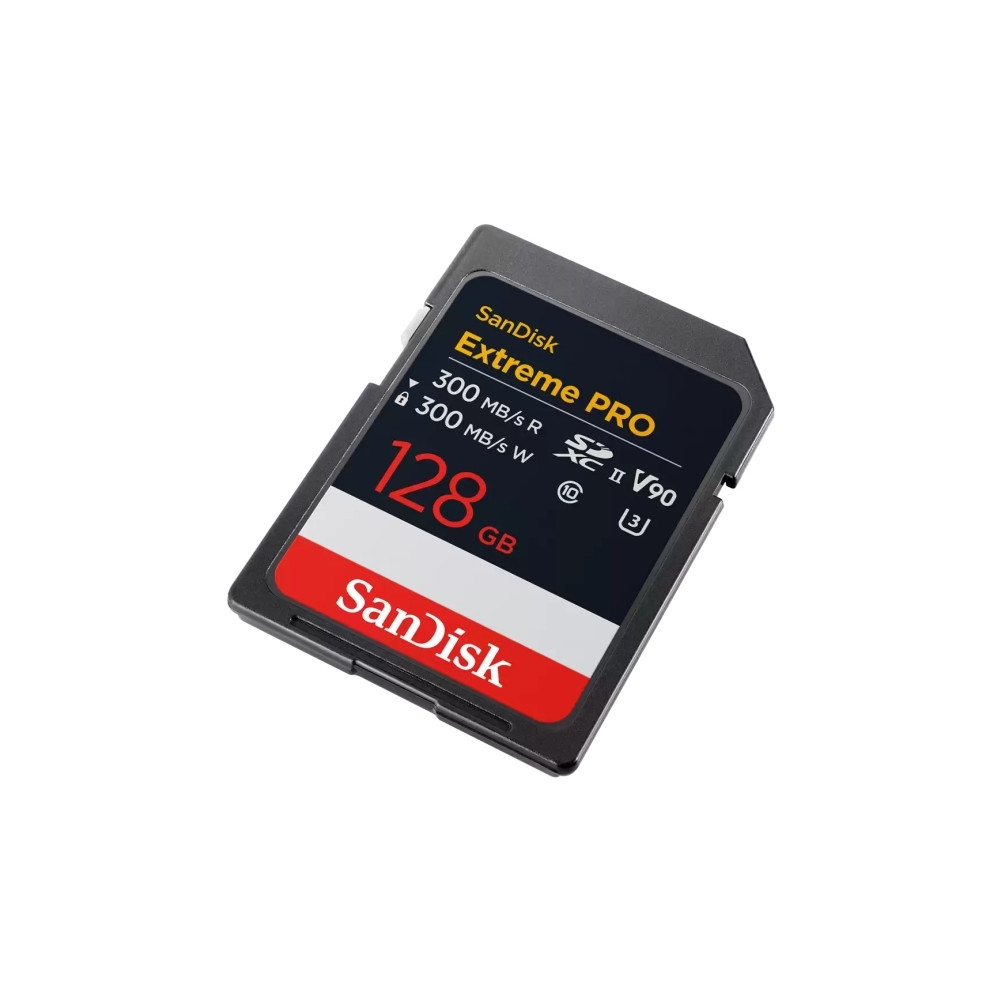 Produktbild för SanDisk Extreme PRO - flash-minneskort - 128 GB - SDXC UHS-II