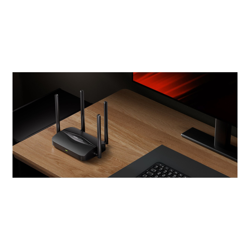Produktbild för Mercusys MR25BE V1 - trådlös router - Wi-Fi 7 - skrivbordsmodell