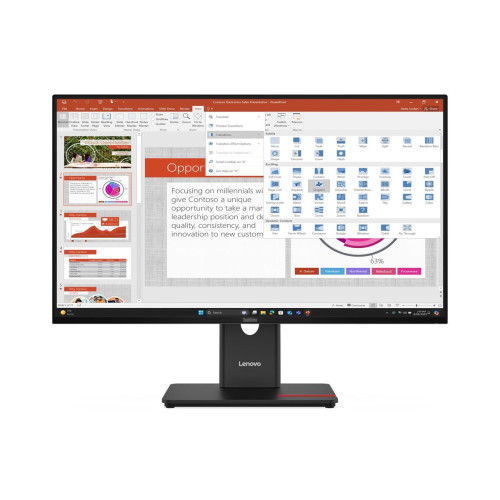 Lenovo Lenovo ThinkVision T27-40 - LED-skärm - Full HD (1080p) - 27" - med ThinkVision MC 60 monitor webcam