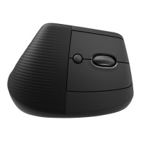 Produktbild för Logitech Lift for Business - vertikal mus - Bluetooth, 2.4 GHz - grafit