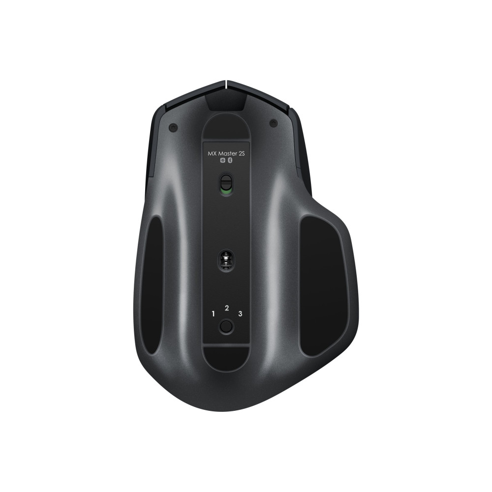 Produktbild för Logitech MX Master 2S - Bluetooth Edition - mus - 2.4 GHz, Bluetooth - grafit