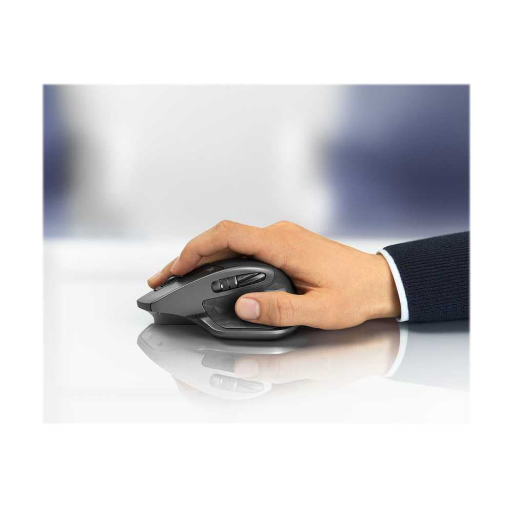 Produktbild för Logitech MX Master 2S - Bluetooth Edition - mus - 2.4 GHz, Bluetooth - grafit