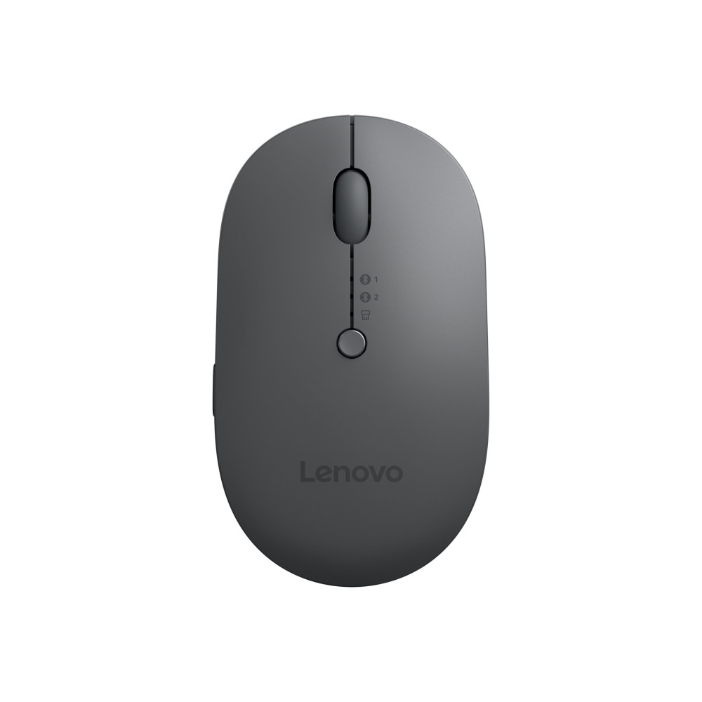 Produktbild för Lenovo Multi-Device - X9 Edition - mus - 2.4 GHz, Bluetooth 5.0 - åskgrå (överdel), thunder black (underdel)