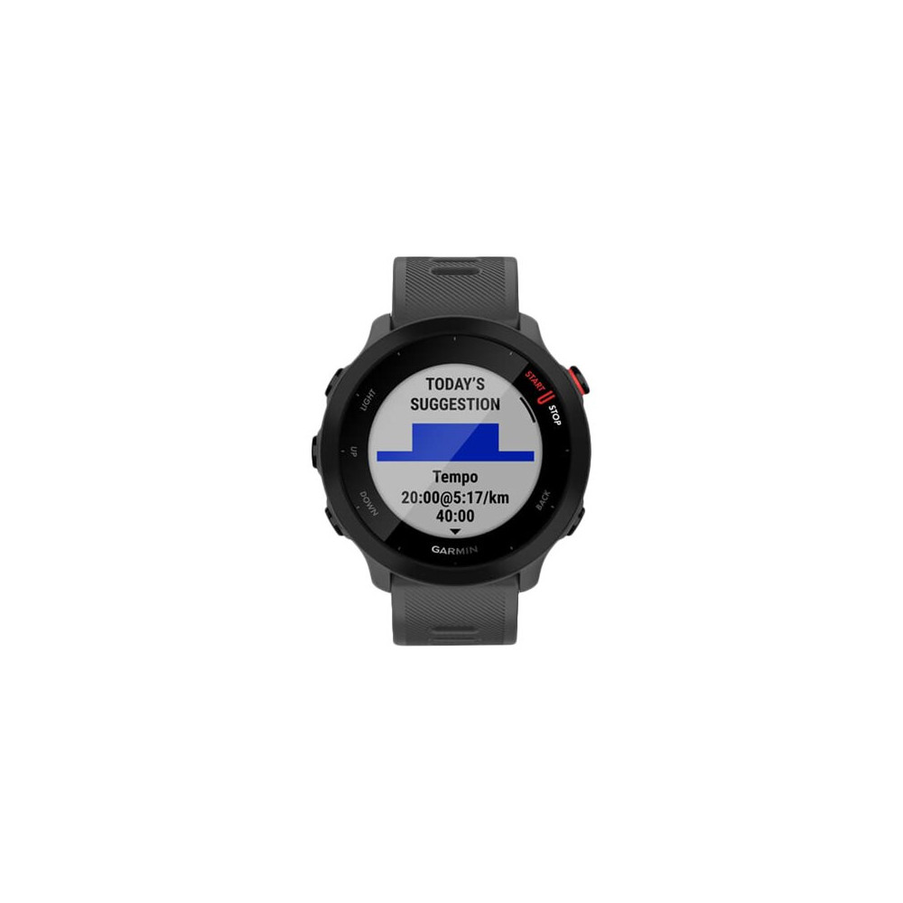 Produktbild för Garmin Forerunner 55 sportklocka med band - monterra gray