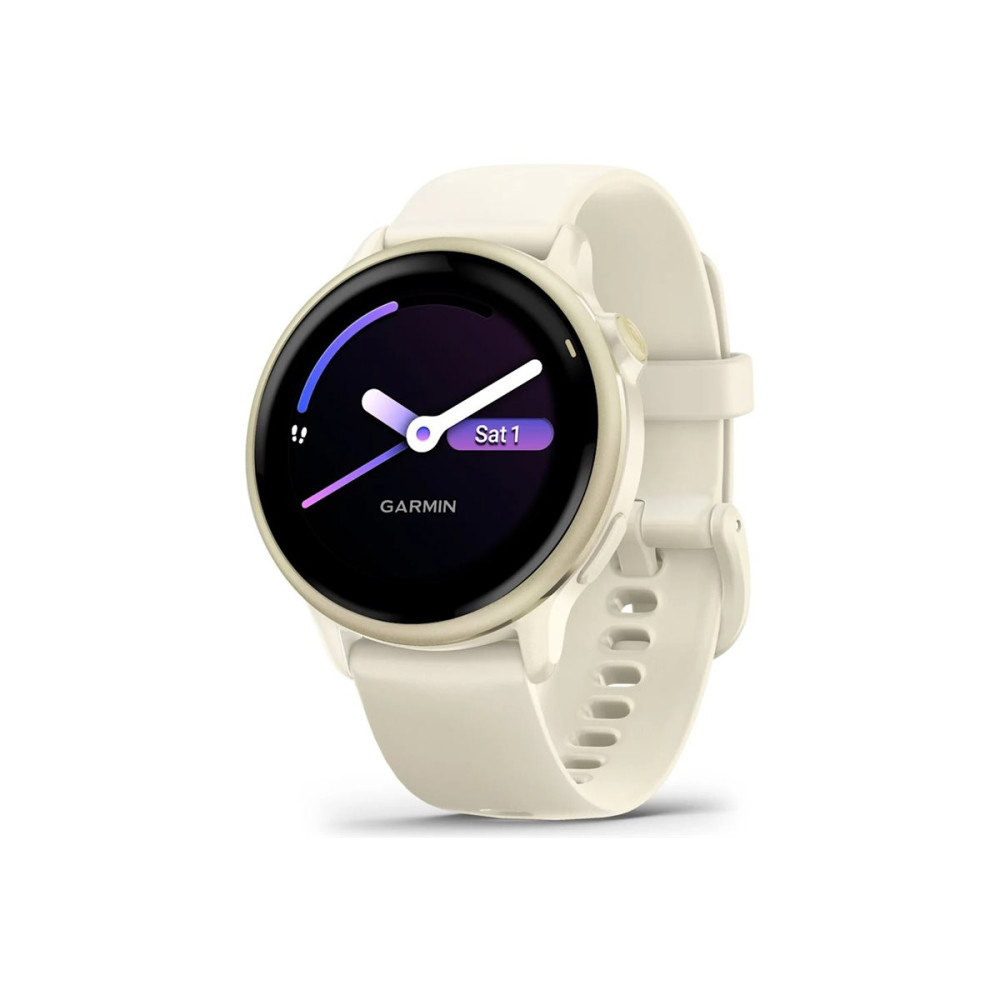 Produktbild för Garmin vívoactive 6 - lunar guld anodiserad aluminium - smart klocka med band - ben - 8 GB