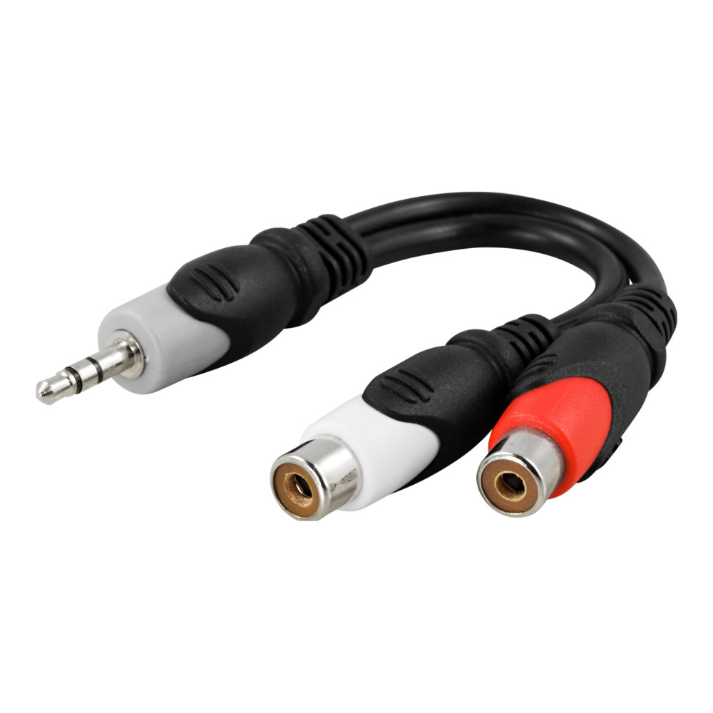 Produktbild för DELTACO audio-adapter - 10 cm