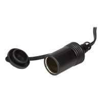 Produktbild för LogiLink - förlängningskabel för ström - automobile cigarette lighter till automobile cigarette lighter - 2 m
