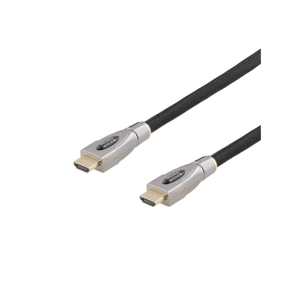 Produktbild för DELTACO Prime HDMI-4150 - HDMI-kabel med Ethernet - 15 m