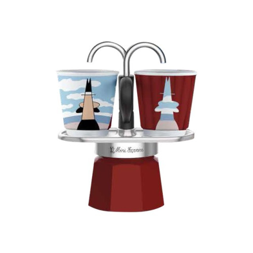 Bialetti Bialetti Mini Express Magritte - percolator - 90 ml