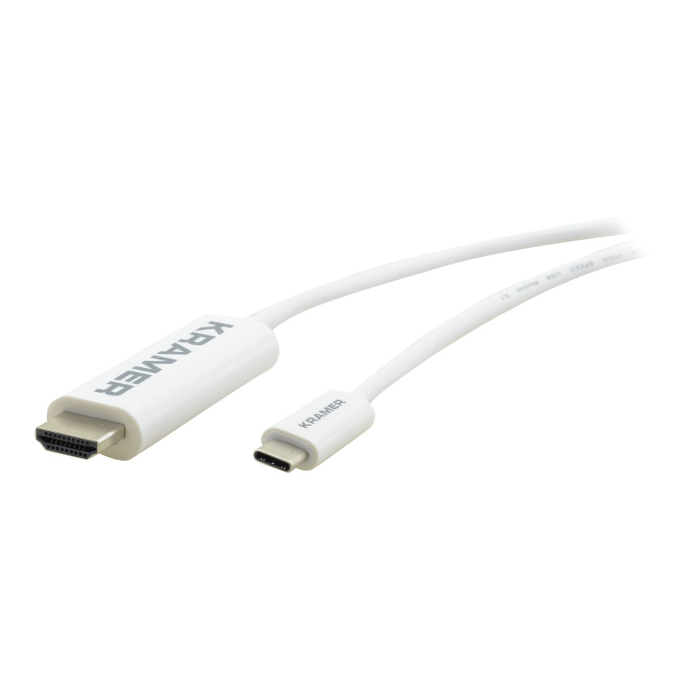 Produktbild för Kramer C-USBC/HM Series C-USBC/HM-6 - videoadapterkabel - USB-C till HDMI - 1.8 m