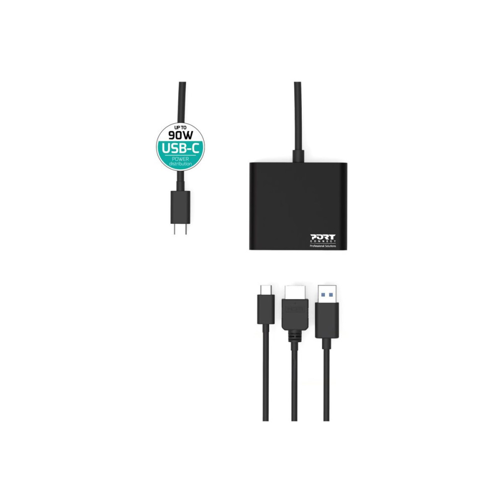 Produktbild för PORT connect Mini - dockningsstation - USB-C - HDMI