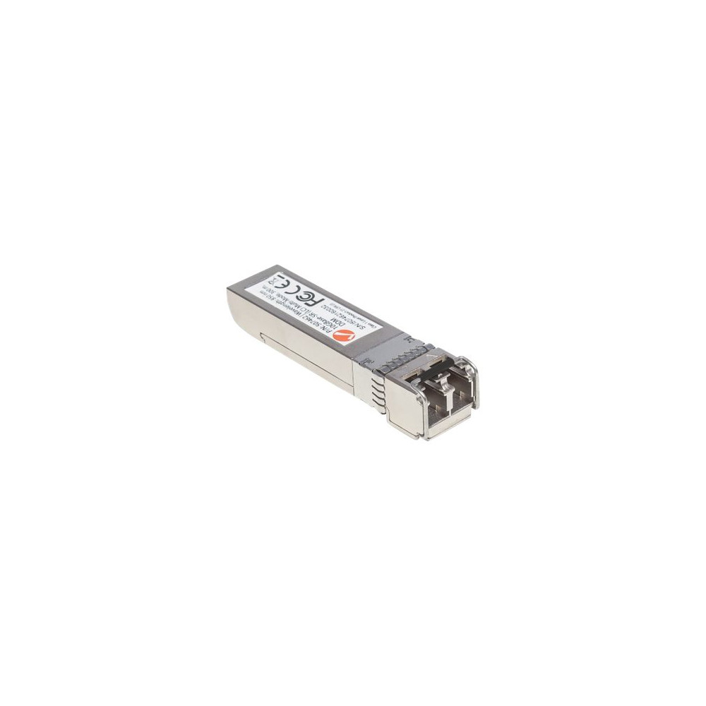 Produktbild för Intellinet Transceiver Module Optical, 10 Gigabit Fiber SFP+, 10GBase-SR (LC) Multi-Mode Port, 300m, MSA Compliant, Equivalent to Cisco SFP-10G-SR, Fibre, Three Year Warranty - SFP+ sändar/mottagarmodul - 10GbE