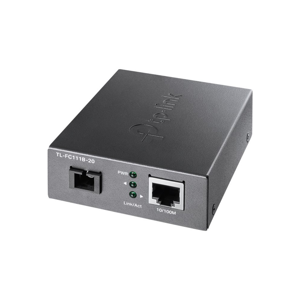 Produktbild för TP-Link TL-FC111B-20 - fibermediekonverterare - 10Mb LAN, 100Mb LAN