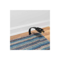 Produktbild för Manhattan HDMI Cable with Ethernet (Flat), 4K@60Hz (Premium High Speed), 10m, Male to Male, Black, Ultra HD 4k x 2k, Fully Shielded, Gold Plated Contacts, Lifetime Warranty, Polybag - HDMI-kabel med Ethernet - 10 m