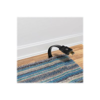 Produktbild för Manhattan HDMI Cable with Ethernet (Flat), 4K@60Hz (Premium High Speed), 10m, Male to Male, Black, Ultra HD 4k x 2k, Fully Shielded, Gold Plated Contacts, Lifetime Warranty, Polybag - HDMI-kabel med Ethernet - 10 m