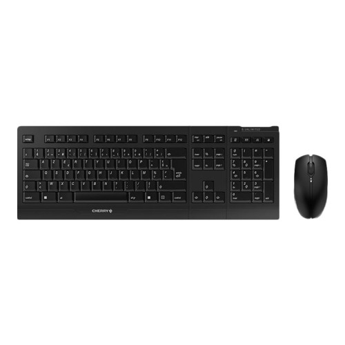 CHERRY CHERRY B.UNLIMITED 3.0 - sats med tangentbord och mus - fransk - svart Inmatningsenhet