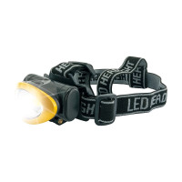 Produktbild för Schwaiger - huvudficklampa - LED - 3 W - svart, gul