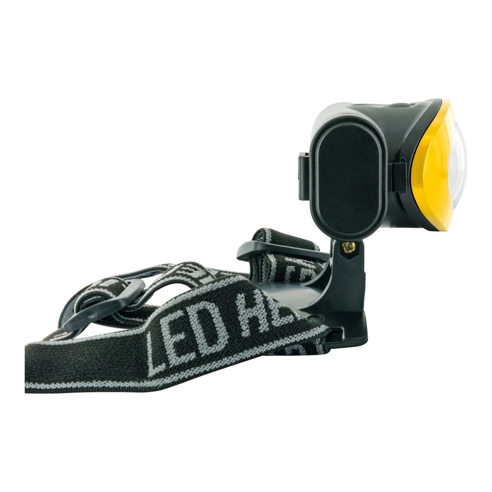 Produktbild för Schwaiger - huvudficklampa - LED - 3 W - svart, gul