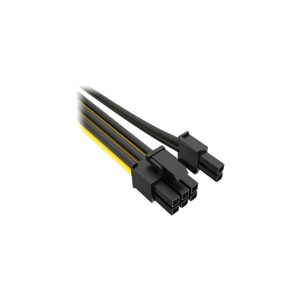 Produktbild för Akasa - strömadapter - 8-stifts EPS12V till 8-stifts PCIe-ström (6+2) - 20 cm