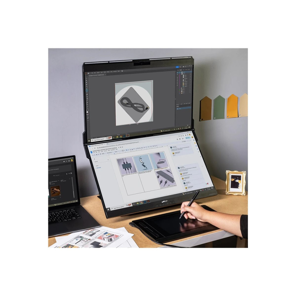 Produktbild för Mobile Pixels Geminos X - dual LCD-skärm - QHD - 24"