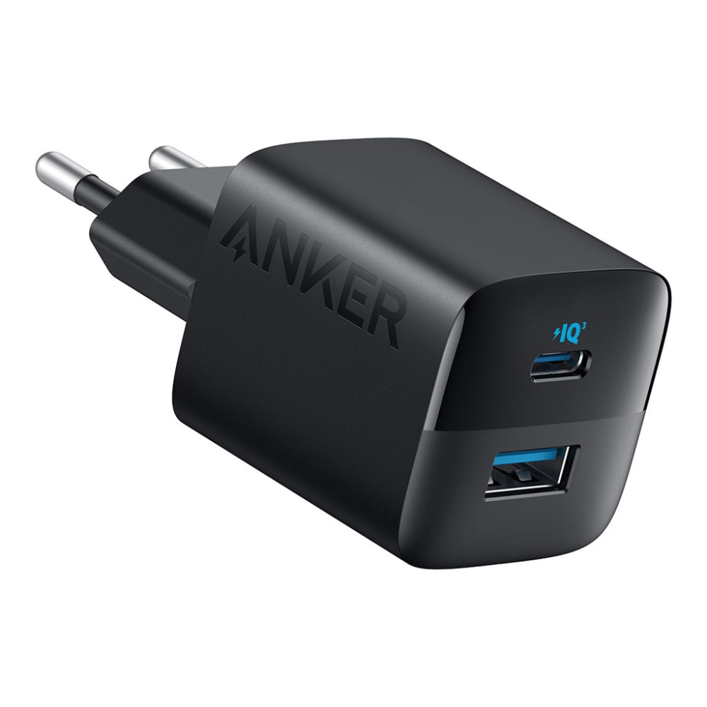 Produktbild för Anker 323 strömadapter - 24 pin USB-C, USB typ A - 33 Watt