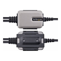 Produktbild för StarTech.com 2ft (60cm) 2-Port USB to Serial Adapter Cable, Interchangeable DB9 Screws/Nuts, COM Retention, USB-A to DB9 RS232, FTDI, Level-4 ESD Protection, Windows/macOS/ChromeOS/Linux - Rugged TPE Construction (2P1FFC-USB-SERIAL) - USB / seriell kabel 