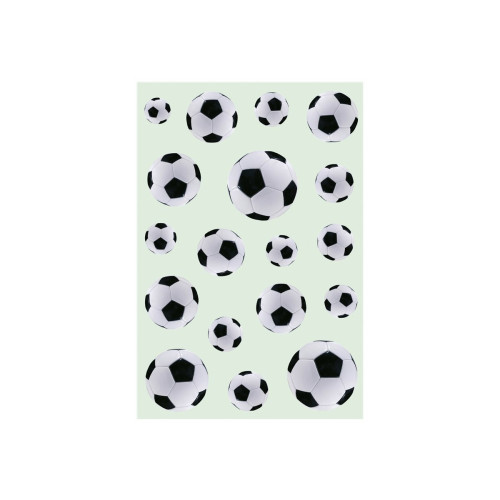 HERMA HERMA DECOR - dekorationsbindemedel - 54 delar - football - 3 ark - papper