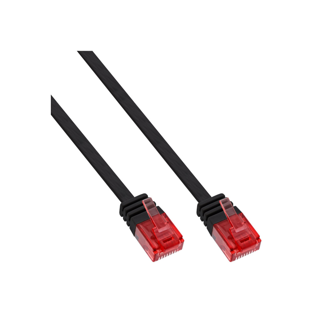 Produktbild för InLine patch-kabel - 1 m - svart