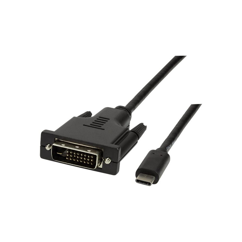 Produktbild för LogiLink adapterkabel - DVI / USB - 1.8 m