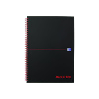 Produktbild för Oxford Black n' Red - anteckningsblock - A4 - 70 ark