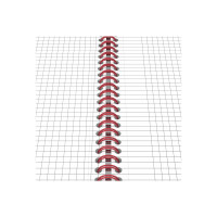 Produktbild för Oxford Black n' Red - anteckningsblock - A4 - 70 ark