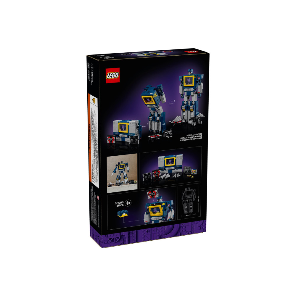 Produktbild för LEGO Icons 10358 - Transformers: Soundwave - byggsats