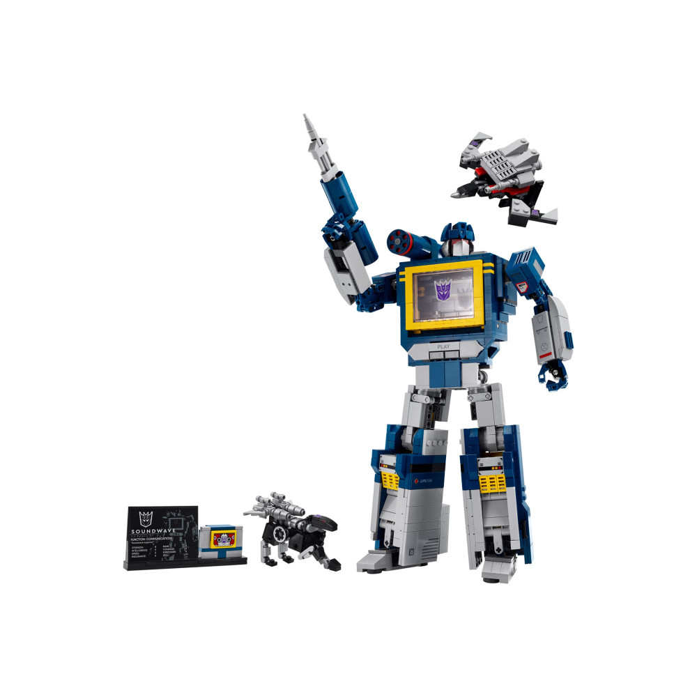 Produktbild för LEGO Icons 10358 - Transformers: Soundwave - byggsats