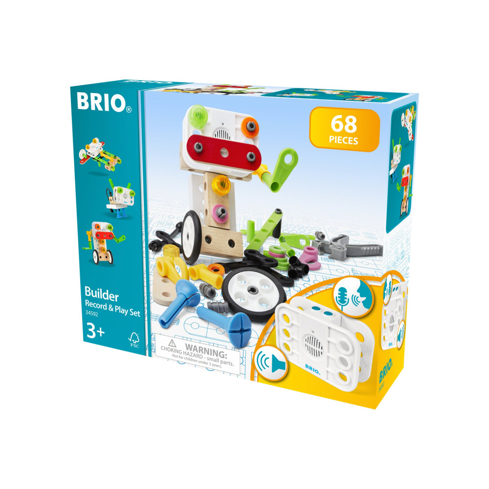 Produktbild för BRIO - Spela in och lek, byggsats - byggsats