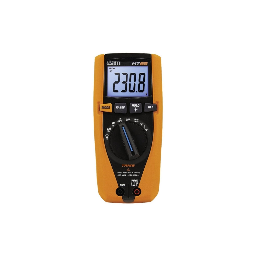 Produktbild för HT Instruments HT65 digital handmultimeter CAT III 1000 V, C...