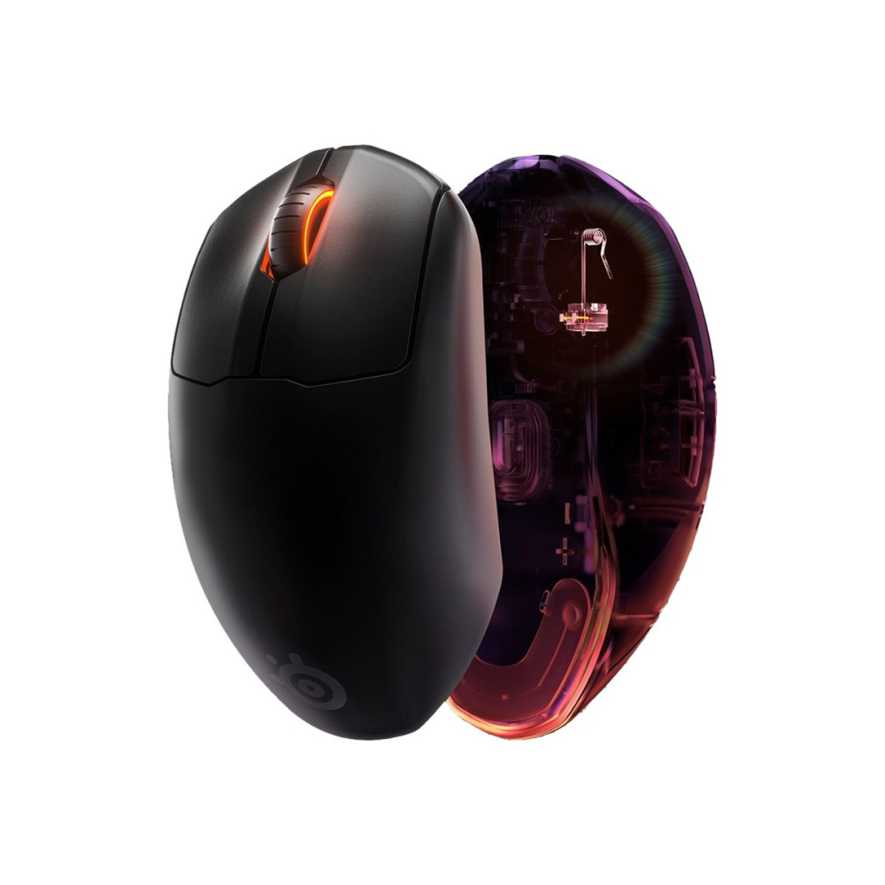 Produktbild för SteelSeries Wireless Pro Series PRIME WIRELESS - mus - 2.4 GHz - mattsvart