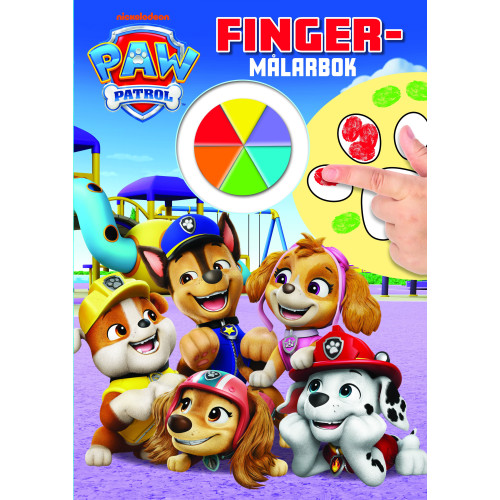 Alvilda Måla med fingerfärg : Paw Patrol (häftad)