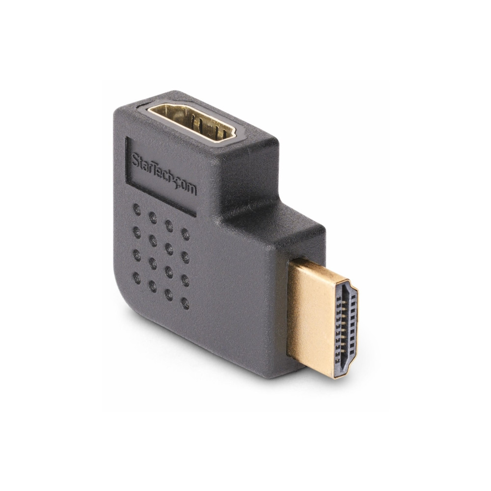 Produktbild för Startech Right Angle HDMI 2.0 Adapter, 90-Degree HDMI Port Saver, M/F - HDMI-adapter
