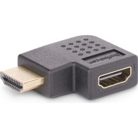 Produktbild för Startech Right Angle HDMI 2.0 Adapter, 90-Degree HDMI Port Saver, M/F - HDMI-adapter