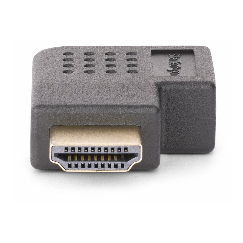 Produktbild för Startech Right Angle HDMI 2.0 Adapter, 90-Degree HDMI Port Saver, M/F - HDMI-adapter