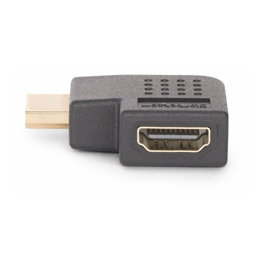 Produktbild för Startech Right Angle HDMI 2.0 Adapter, 90-Degree HDMI Port Saver, M/F - HDMI-adapter