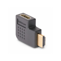Produktbild för Startech Right Angle HDMI 2.0 Adapter, 90-Degree HDMI Port Saver, M/F - HDMI-adapter