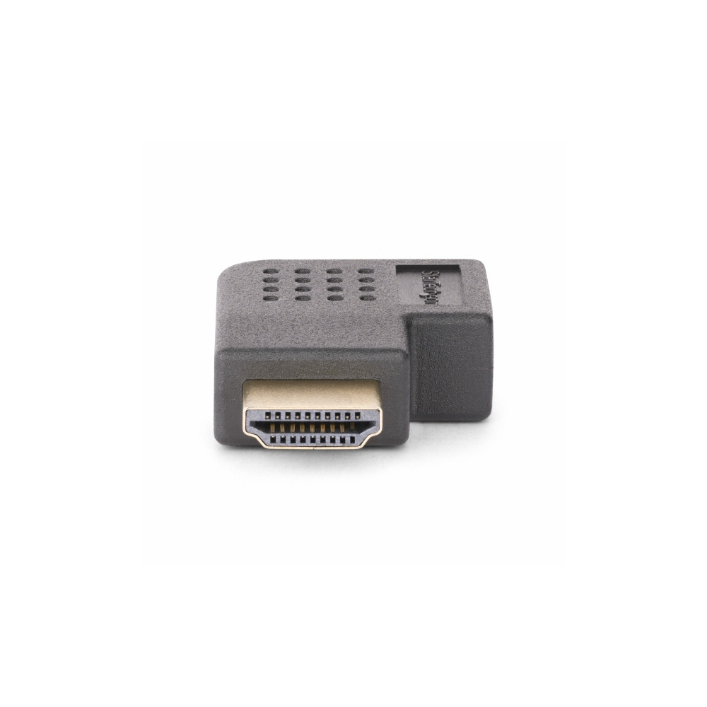 Produktbild för Startech Right Angle HDMI 2.0 Adapter, 90-Degree HDMI Port Saver, M/F - HDMI-adapter