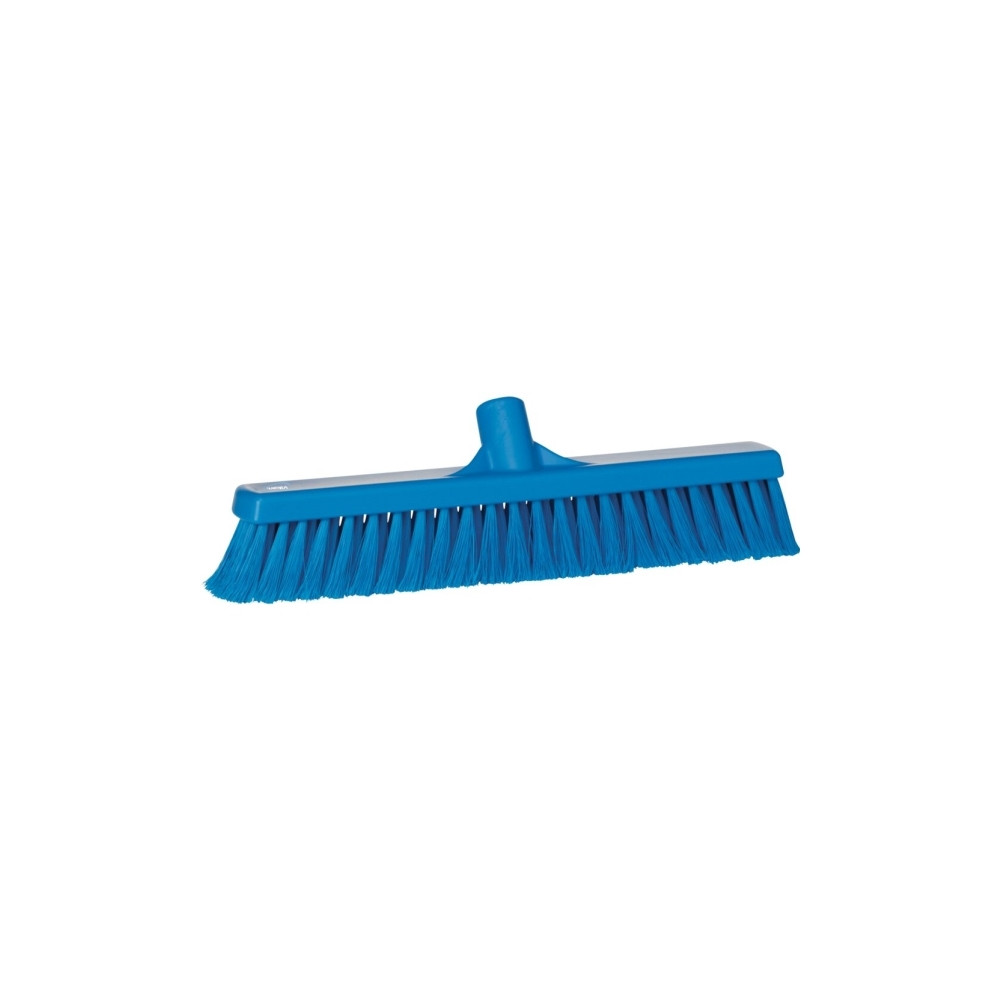 Produktbild för Sopborste, Vikan, blå, PP/rostfritt stål, 41 cm, mjuk, slits...